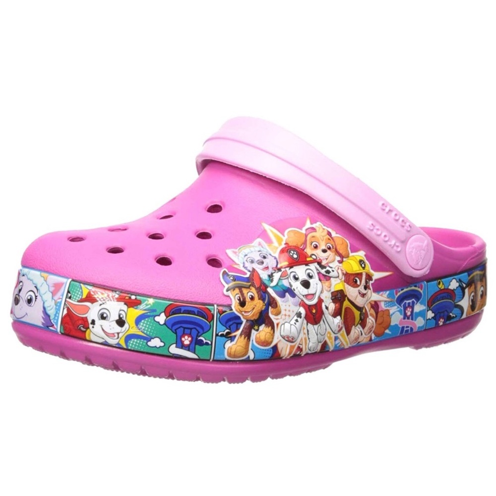 Crocs Paw Patrol Pink sandals  kids size 13